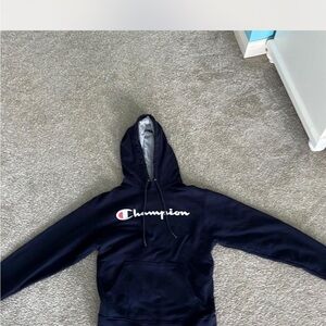 Champion Dark Blue Pullover Hoodie